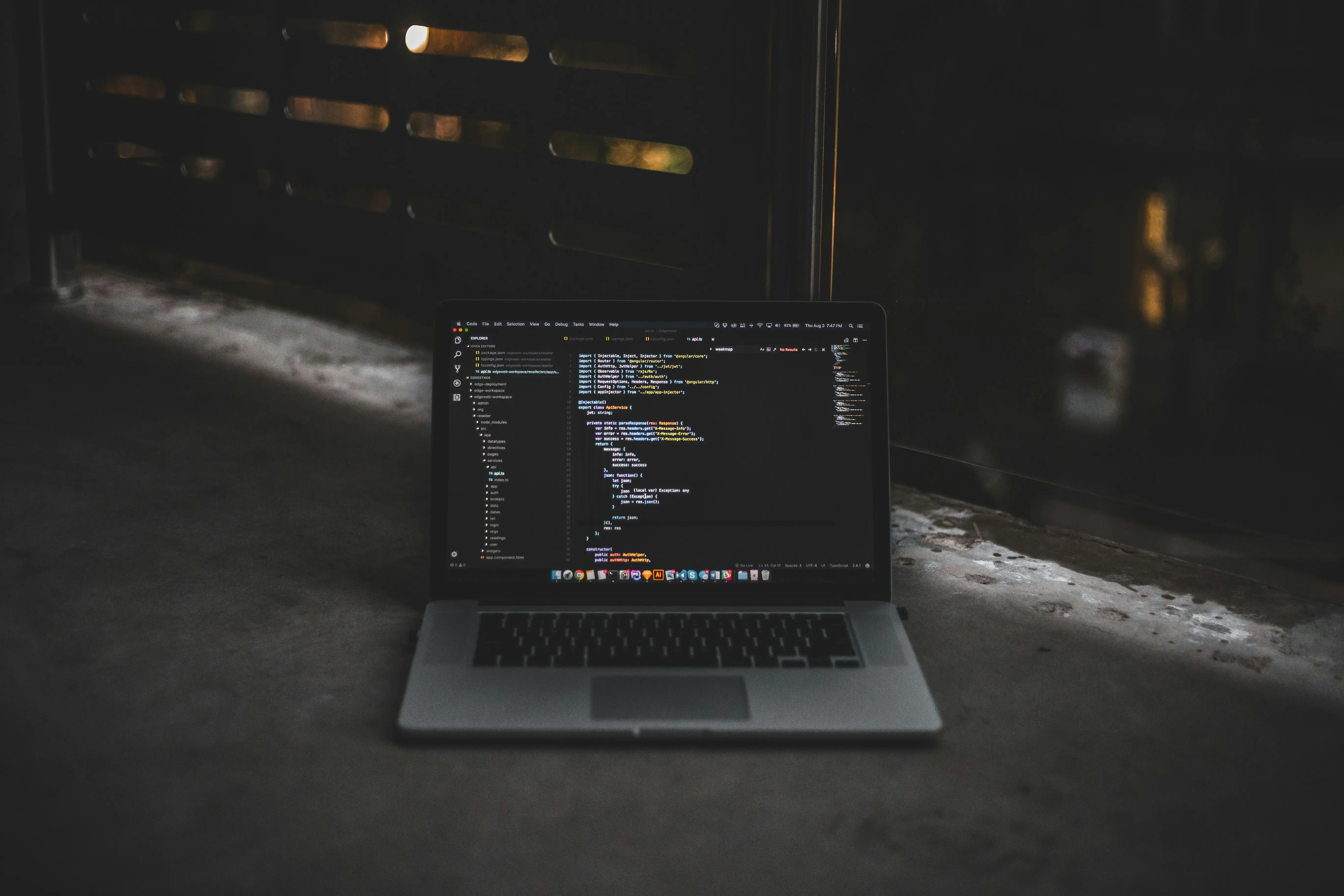 laptop in an abandoned room with code for Disaster Recovery Solutions