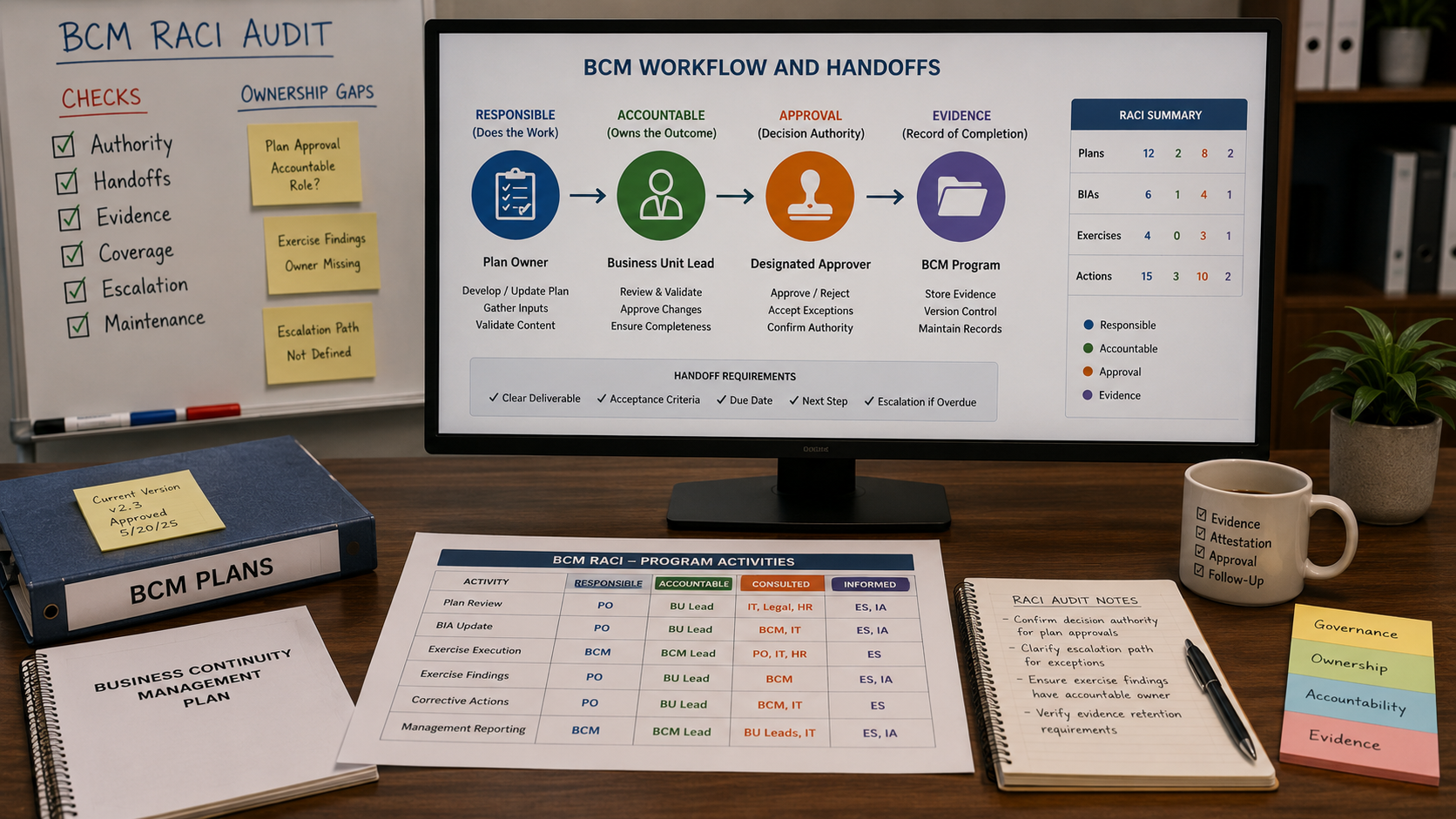 How to Audit a BCM RACI and Find Ownership Gaps